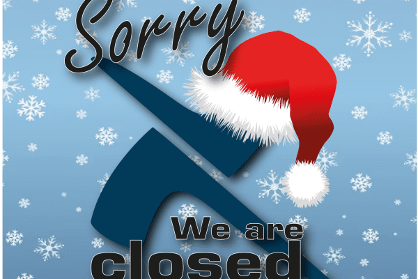 Weihnachts-/Neujahrsschließung